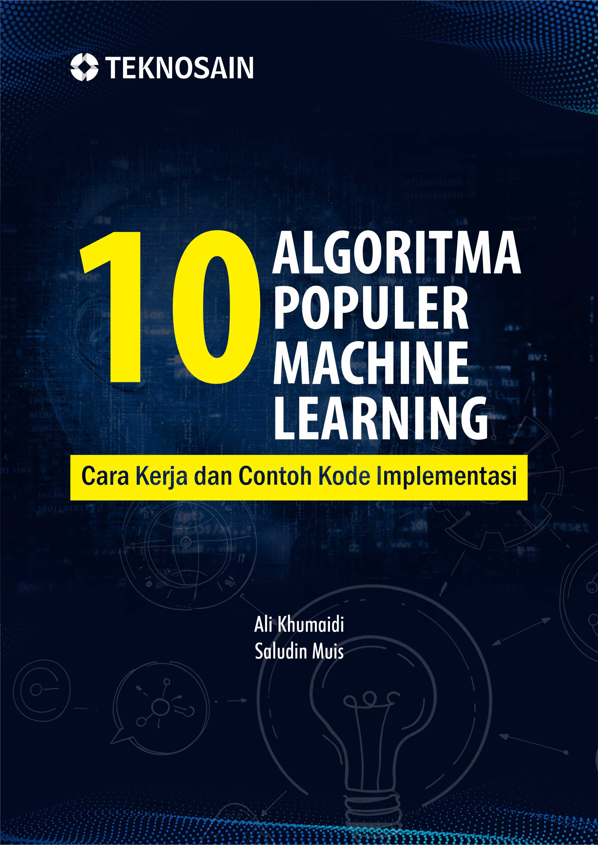 Sampul buku 10 Algoritma Populer Mach...